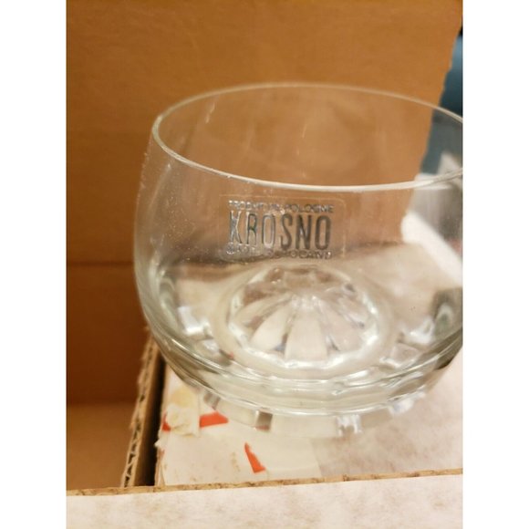 Vintage KROSNO made in Poland glasses goblets cups Whiskey Brandy Scotch Bar 4x - Picture 9 of 9